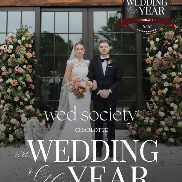 Avery and Carson, Wed Society Charlotte 2026 Wedding of the Year